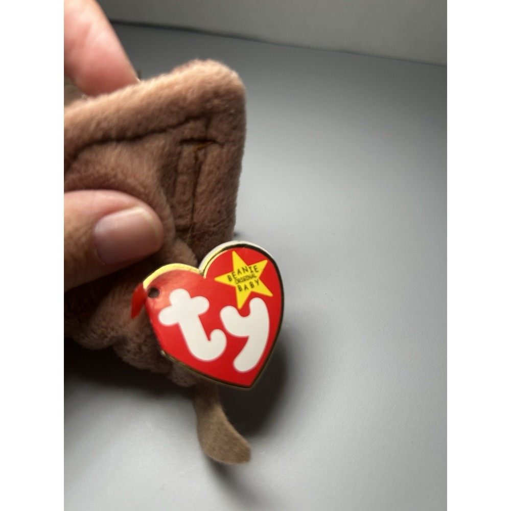 RARE 1996 Ty Beanie Babies "Batty" the Brown Bat with tag - Picture 6 of 10